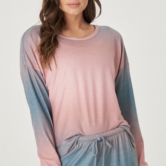 ONZIE High/Low Lounge Sweatshirt Beach Balm Women’s M/L NEW - Picture 9 of 9